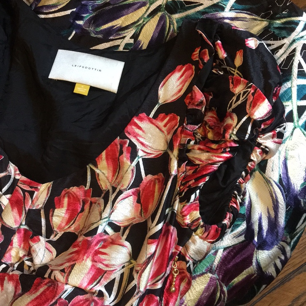 Anthropologie Leifsdottir ombré tulip dress!